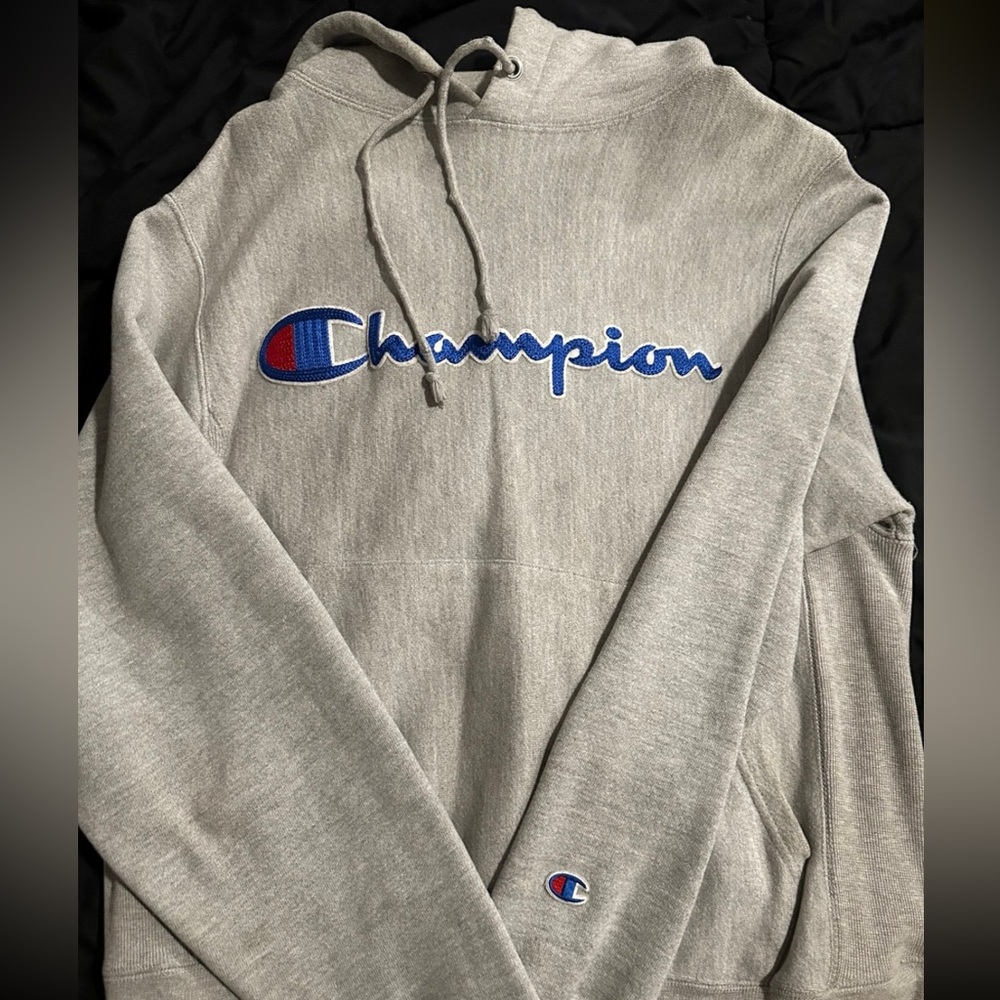 Champion Heather Gray Reverse Weave Sweatshirt